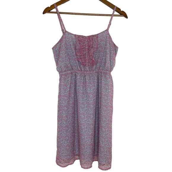 Tulle Anthro Multicolor Floral Sleeveless Summer Dress Size Small Women's - Picture 1 of 11